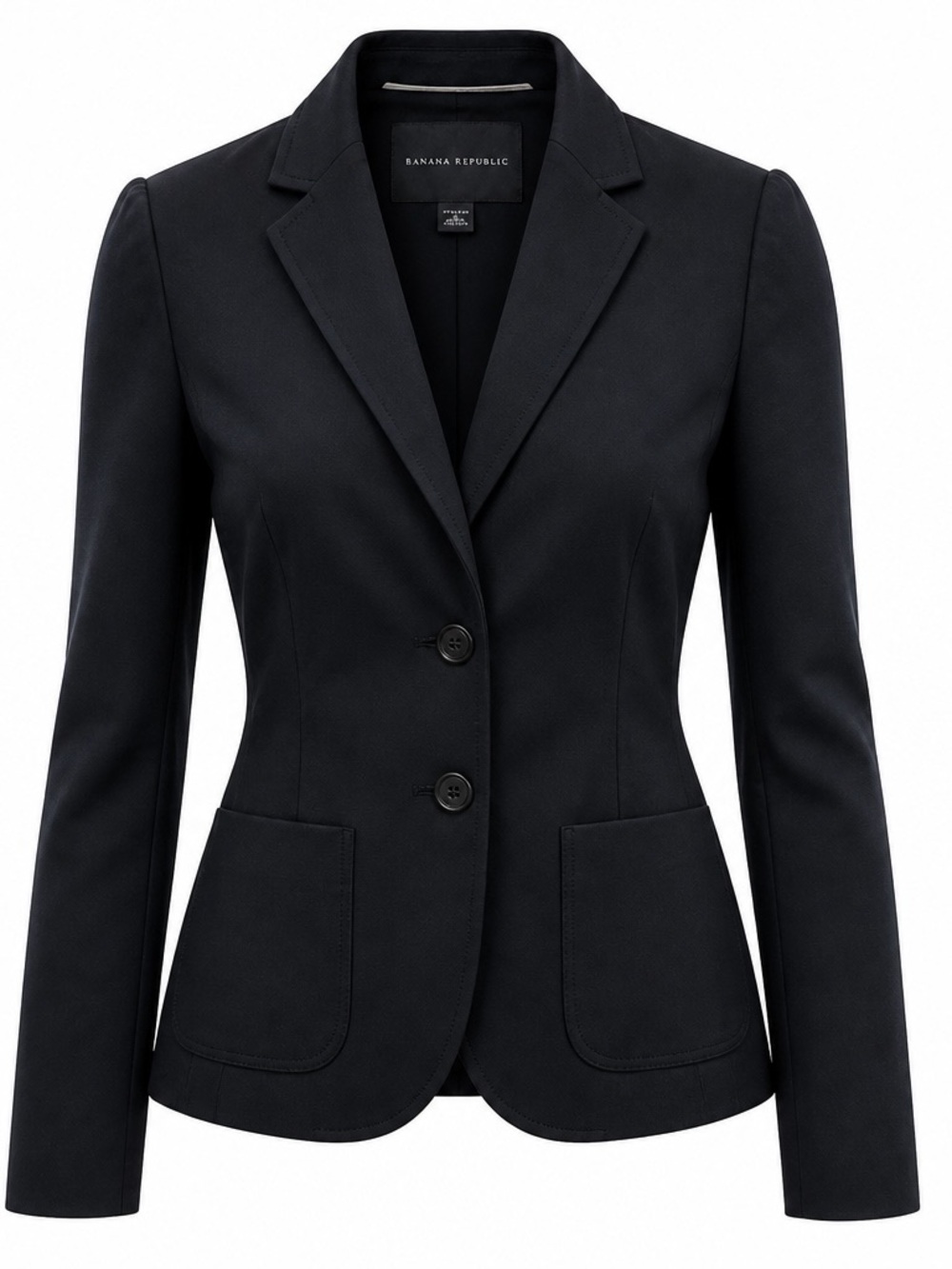 Banana Republic Black Women's Tailored Two-Button Blazer